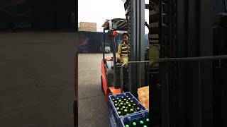 Linde Forklift Driving dvr dvr shortsviral forklift [upl. by Reehsab]