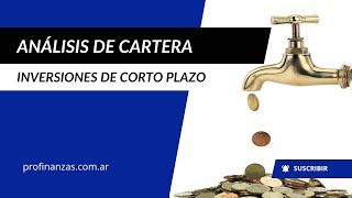 CARTERA Inversiones de Corto Plazo – ANÁLISIS AGOSTO 2024 [upl. by Raseta]