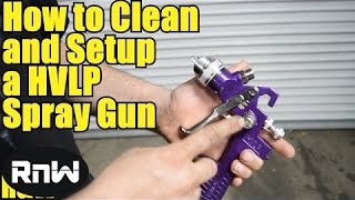 Harbor Freight HVLP Spray Gun Review  Also Cleaning and Setup Instructions [upl. by Peedsaj42]