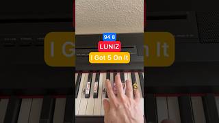 Luniz  I got 5 on it pianolessons pianotutorial ohmonpiano [upl. by Baggott163]