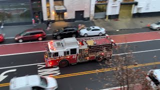 FDNY Engine 48 Spare Responding down Webster Avenue [upl. by Yhtuv]