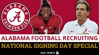 Alabama Football 2021 Recruiting Class  Nick Sabans 1 Ranked Class Ft JC Latham amp Dallas Turner [upl. by Meenen431]