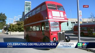 UC Davis transit service Unitrans celebrates 100 million riders [upl. by Goren333]