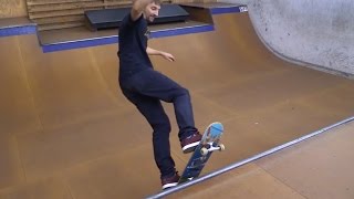 HOW TO SKATE A MINI RAMP THE EASIEST WAY TUTORIAL [upl. by Rebecka183]