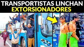 ¡PARO NACIONAL MASIVO TRANSPORTISTAS LINCHAN EXTORSIONADORES [upl. by Hyrup680]