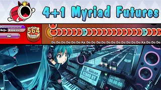 Taiko no Tatsujin 41 Myriad Futures Custom Ura  cosMobousouP feat Hatsune Miku [upl. by Reggis]