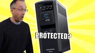 Cyberpower 1500VA1000w CP1500PFCLCD UPS Unit Review Software Overview with PROS amp CONS [upl. by Jepum279]