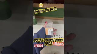 001 Robitussin Cough Syrup at Dollar General pennyshopping pennyitems pennylist [upl. by Rundgren715]