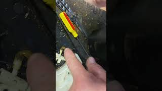 Worx 303 electric chainsaw not getting oil [upl. by Enixam]