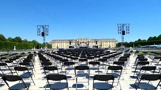 Heute Sommernachtskonzert Wiener Philharmoniker Schloss Schönbrunn Sommer Nacht Konzert Wien Vienna [upl. by Galitea99]