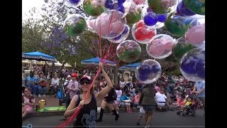 Dont let go of all the Disneyland Balloons on main street Disneyland [upl. by Dwane]