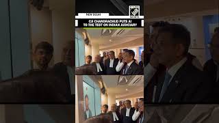 CJI Chandrachud puts AI to the test on Indian Judiciary after inaugurating National Judicial Museum [upl. by Kursh]