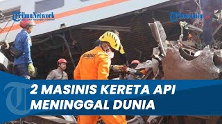 1 Penumpang juga Terjepit 2 Masinis Tewas Akibat Tabrakan KA Bandung Raya dengan Turangga [upl. by Suilenrac]