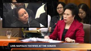 Miriam Do you any senator personally Napoles Right vs selfincrimination [upl. by Nebur]