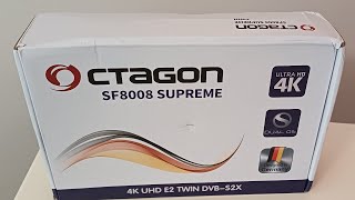 Octagon SF8008 Supreme 4K Enigma2 Linux Uydu Alıcı [upl. by Anilrac]