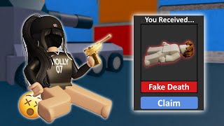 THIS IS THE BEST FAKE DEAD GLITCH IN MM2 Murder Mystery 2 [upl. by Remsen]