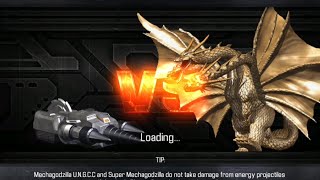 Play Godzilla Omniverse game Land Moguera VS Futurian King Ghidorah [upl. by Carri]