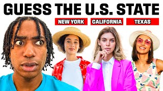 Match The White Girl To The US State [upl. by Aeslek969]