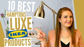 10 Best Hamptons Luxe Decorating Ideas From IKEA [upl. by Ahsirhcal]