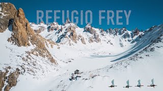 Refugio Frey en invierno  Bariloche [upl. by Arrio]