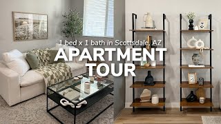 APARTMENT TOUR 1 bed x 1 bath in Scottsdale AZ [upl. by Nylla]