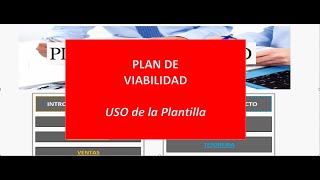 190 PLAN DE VIABILIDAD  PLANTILLA [upl. by Haswell]