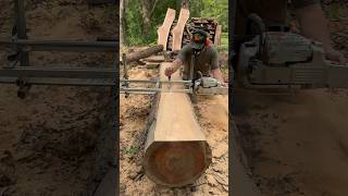 I Chainsaw Milled a Gorgeous Curly Cherry Log into Live Edge Slabs [upl. by Molohs401]