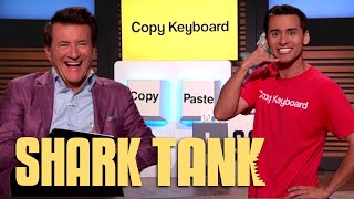 quotThe Product Is Crapquot Robert Disses Copy Keyboard  Shark Tank US  Shark Tank Global [upl. by Mel436]