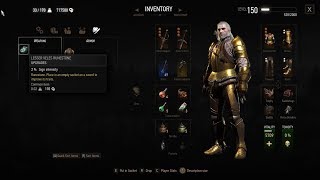 Witcher 3 Forefathers Eve lvl 150 NG Dr Wirez Steam 1080p [upl. by Fabrianne]