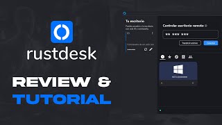 Acceso Remoto  RUSTDESK  Review amp Tutorial 🖥️🍜 [upl. by Walcoff]