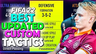 This Pro Custom Tactic will make your Defense Impossible to Break down in FIFA 22  FIFA 22 Tactics [upl. by Atiuqahs]