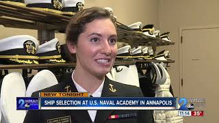 Naval Academy midshipmen choose first ship homeport at annual Ship Selection [upl. by Eita]