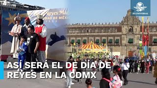 Rosca libros y películas para este 6 de enero en el Zócalo de la CDMX [upl. by Schifra537]