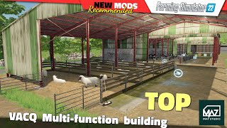 FS22 ★ VACQ Multifunction building by MA7 Studio  Farming Simulator 22 2K 60Hz [upl. by Inor952]