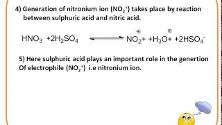 Why Sulphuric acid is used in nitration Nitrating Mixture [upl. by Arimlede462]