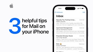 Three helpful tips for Mail on your iPhone  Apple Support [upl. by Hacissej]