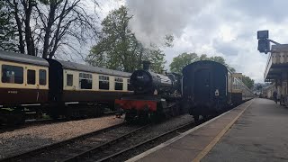 Paignton and Dartmouth Steam Railway Steaming into the Grey 2742024 [upl. by Norvun]