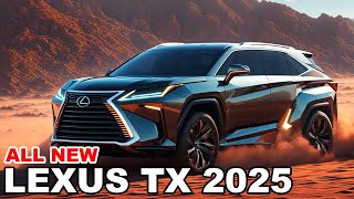 2025 New Lexus TX Redesign Concept Revealed  Beautiful 3 Row Luxury SUV [upl. by Wobniar]