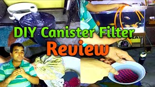 DIY Canister Filter Review How to Clean DIY Canister Filter [upl. by Urd]