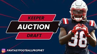 Auction Keeper League Draft Review 2022 Fantasy Football Salary Cap Draft [upl. by Ahtis]