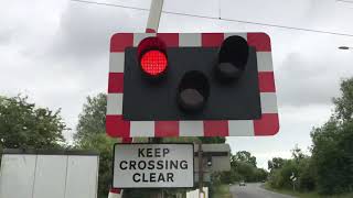 Downham Market Bypass Level Crossing Norfolk Saturday 13072019 [upl. by Kcirddor]