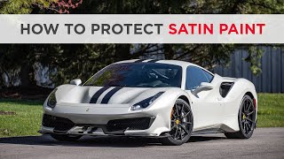 The BEST way to protect a satin finish [upl. by Centonze403]