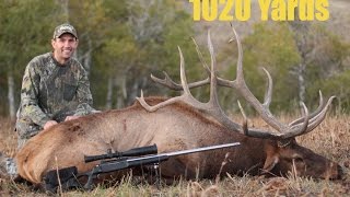 1020 Yard Bull Elk Shot  400quot Monster Typical Bull [upl. by Adiene]