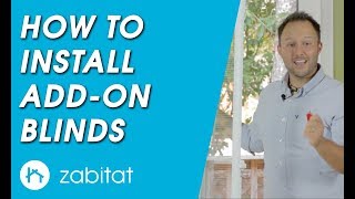 How to Install ODL AddOn Blinds for Flush Framed Doors [upl. by Eirrehs]