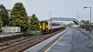 Trains  Tones in Llanelli Station 11424 Featuring GWR and Transport For Wales Trains [upl. by Purdy]