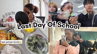 Last day of Korean high school vlog [upl. by Yeargain]