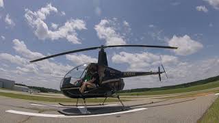 Robinson R22 Startup [upl. by Naginarb]