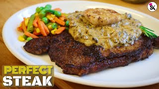 Steak Recipe  How to Cook Sirloin Steak with Garlic and Butter  Easy amp Perfect Steak Dinner [upl. by Hun]