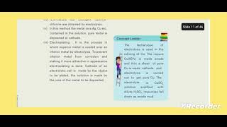 Electrochemistry complete 🔥notes 12th class cbse hbseNcert detail explain [upl. by Haletta595]