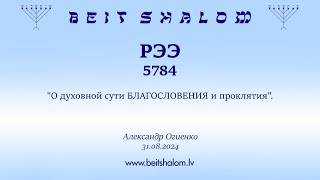 РЭЭ 5784 quotО духовной сути БЛАГОСЛОВЕНИЯ и проклятияquot Александр Огиенко 31082024 [upl. by Issej896]